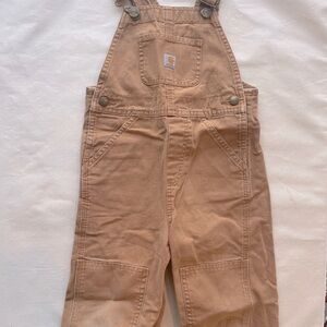 Carhartt Tan Jumpsuit Durable Cotton Blend